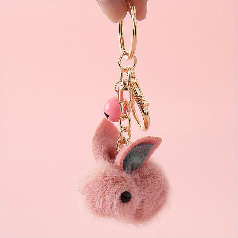 Cute Cartoon Rabbit Keychain Bunny Car Pendant Key Ring