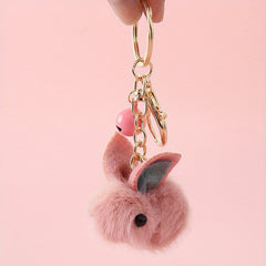 Cute Cartoon Rabbit Keychain Bunny Car Pendant Key Ring