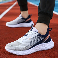 Women's Mesh Sneakers Casual Lace Up Platform Shoes Lightweight Sports Shoes