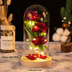 Rainbow Rose Flower for Christmas and Birthdays