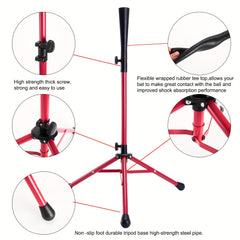 Adjustable Softball Batting Tee for Baseball Teeball & Softball Stand