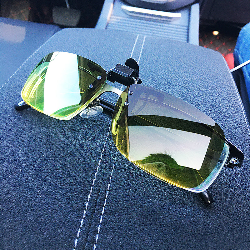 Men's Myopia Changing Sunglasses for Night Driving Fishing Polarized Goggles