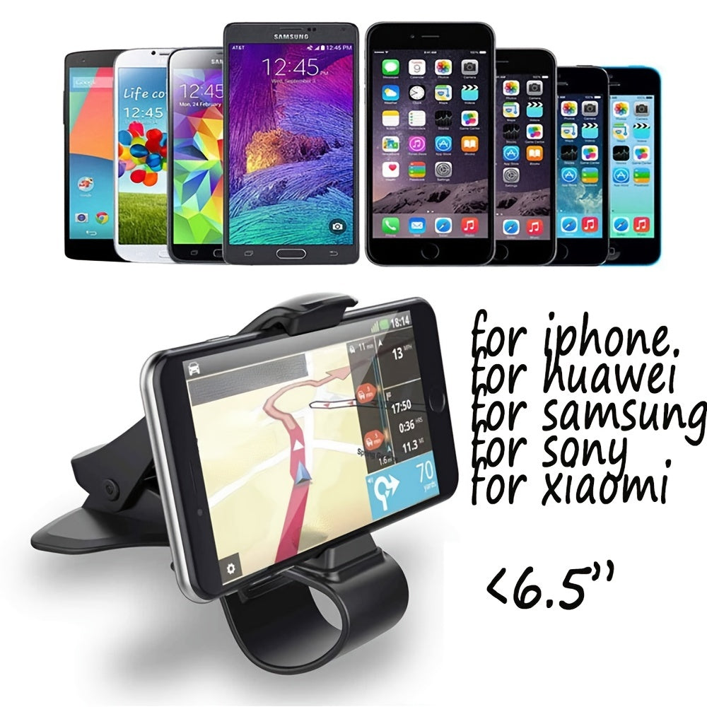 Car HUD Navigation Bracket Central Control Panel Phone Clip