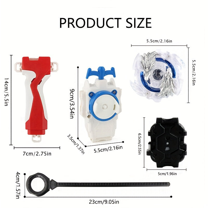 Top Toy Battle Top Disk Set 4-in-1 Combo Handle Launcher