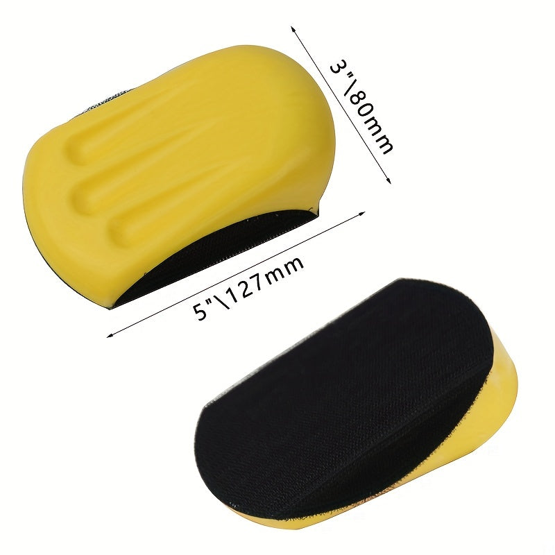 2-Pack Hand Sanding Blocks for 12.7cm Hook and Loop Discs