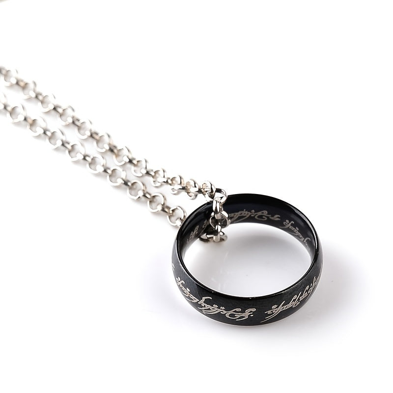 One Ring Of Power Elf Bilbo Baggins Gollum Tolkien Letter Necklaces