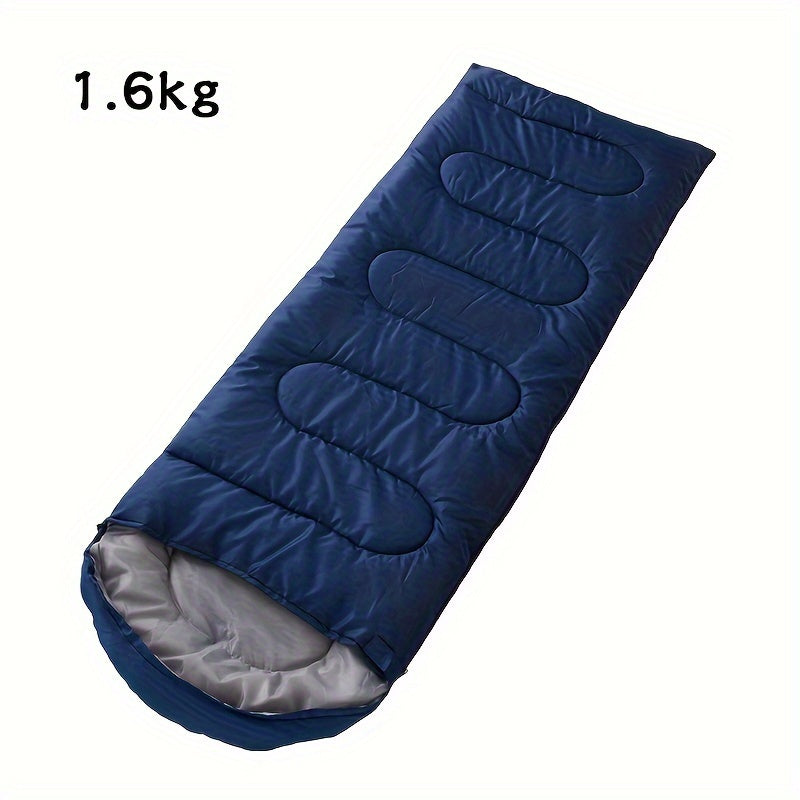 Outdoor Camping Envelope Sleeping Bag Spring Autumn Warm Portable