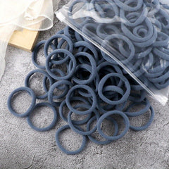 60pcs Elastic Rubber Band Hair Accessories For Women Girls