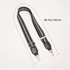 Arrow Pattern Bag Strap Wide Adjustable Replaceable Travel Accessories