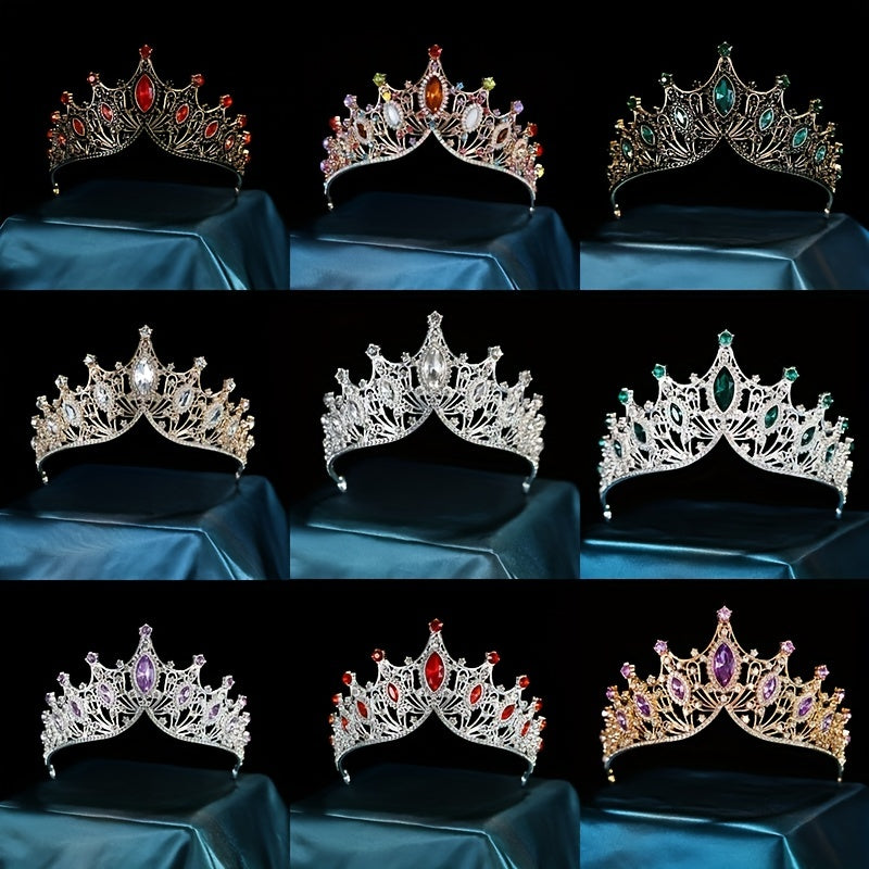 Bridal Crystal Crown Head Jewelry Tiara Headband Wedding Hair Accessories