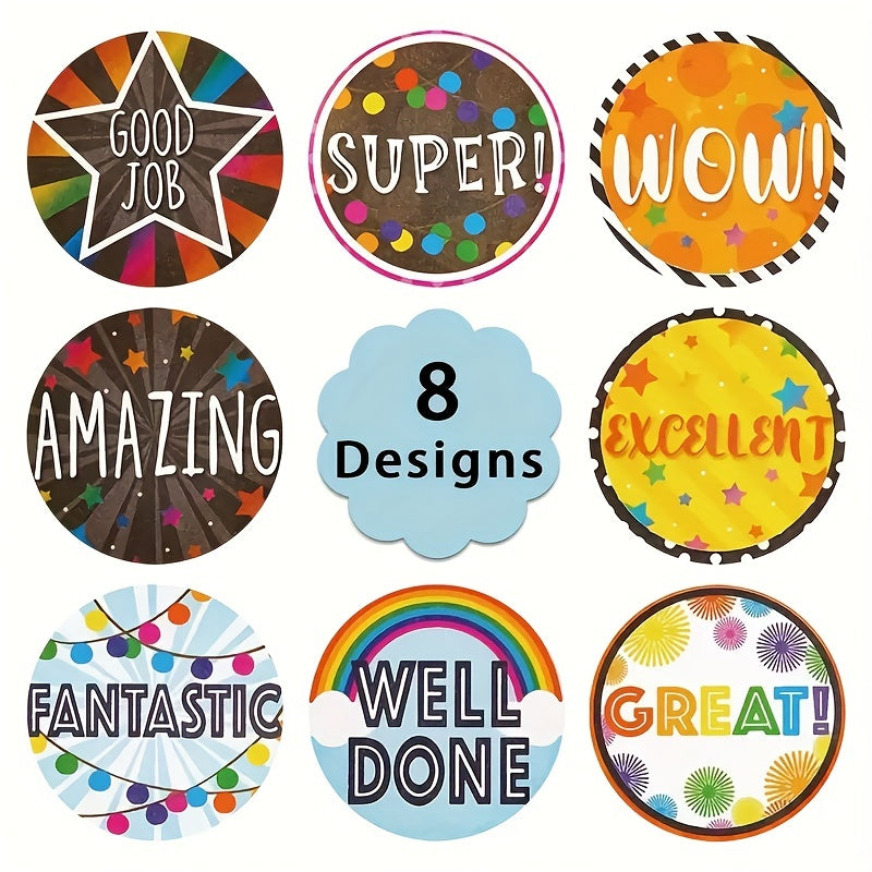 500pcs Copper Paper Stickers For Bag Decoration Sealing Handcraft Stickers