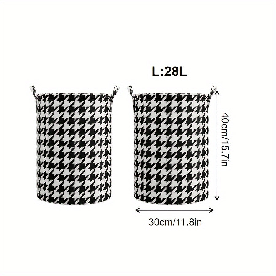 2pcs Folding Laundry Storage Basket Hamper Box Bathroom Organizer