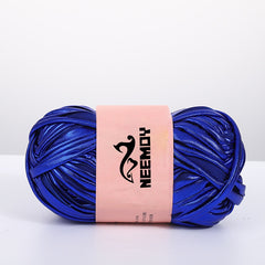 Magic Glistening Faux Leather Cloth Yarn 100g