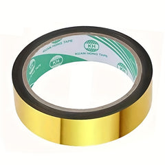 Golden Foil Washi Tapes Laser Colors Glitter Slim Adhesive Masking Tapes
