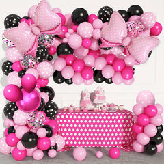 Pink Mouse Balloon Garland Arch Kit Birthday Party Supplies