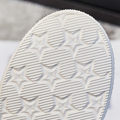 Women's Thick Bottom Sport Shoes Lace Up Board Shoes