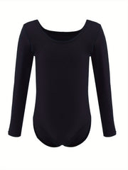 Long Sleeve Ballet Leotard Girls Gymnastic Leotard Toddler Kids Outfit
