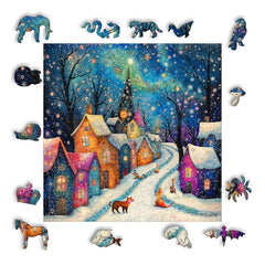 Architectural Landscape Wooden Jigsaw Puzzle