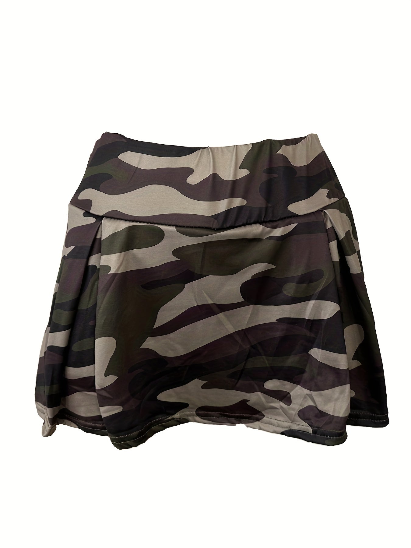 Solid Workout Skorts Skirts Women's Clothing