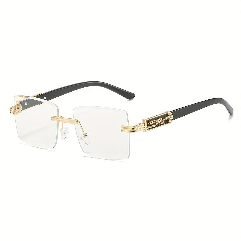 Leopard Head Sunglasses with Case & Cloth