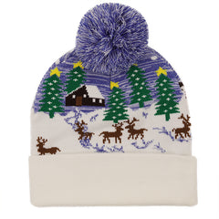 Knitted Christmas Hat Winter Warm Beanie Gift