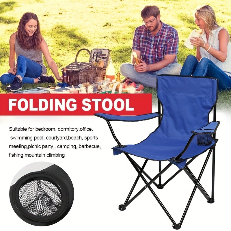 Portable Camping Folding Chair for Fishing Beach Outdoor Use