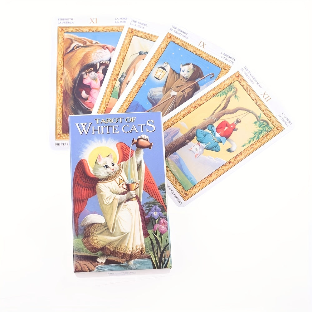 Tarot Of The Cats Fate Tarot Deck Board Games Toy