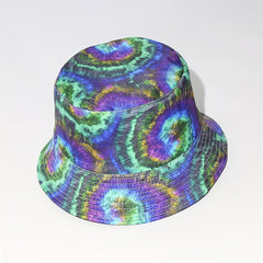 Abstract Art Printed Bucket Hat Vintage Boho Basin Hat