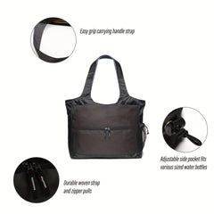 Yoga Mat Storage Bag With Shoes Compartment - Fitness & Pilates - Travel, Off