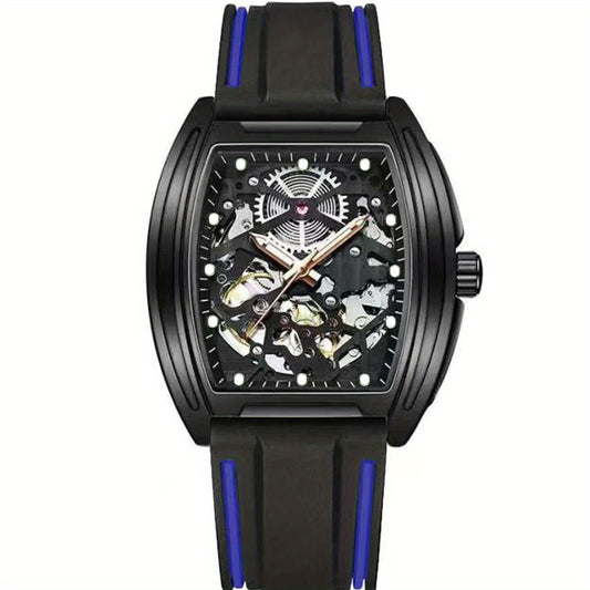 Men's Multicolor Alloy Luminous Mechanical Watch