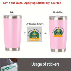 20oz DIY Tumbler Cup Reusable Vacuum Tumbler with Lid