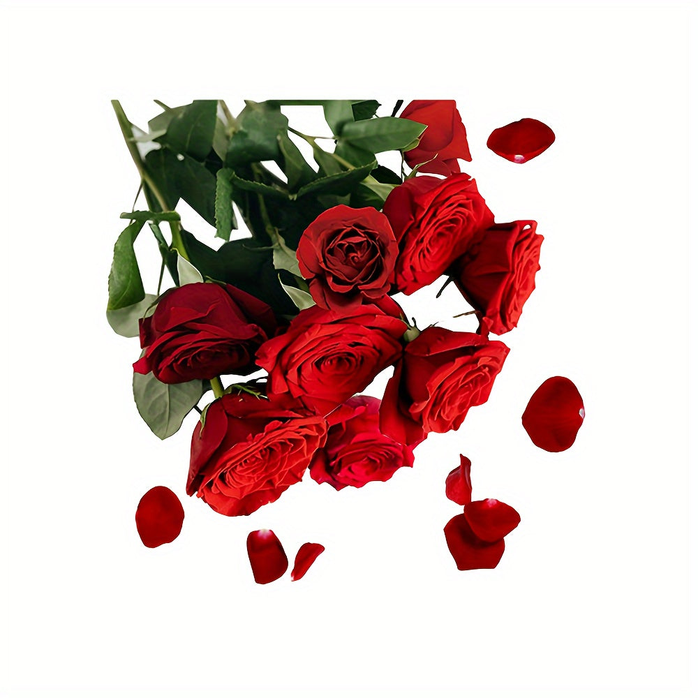 Red Rose Toilet Self Adhesive Bathroom Home Decor