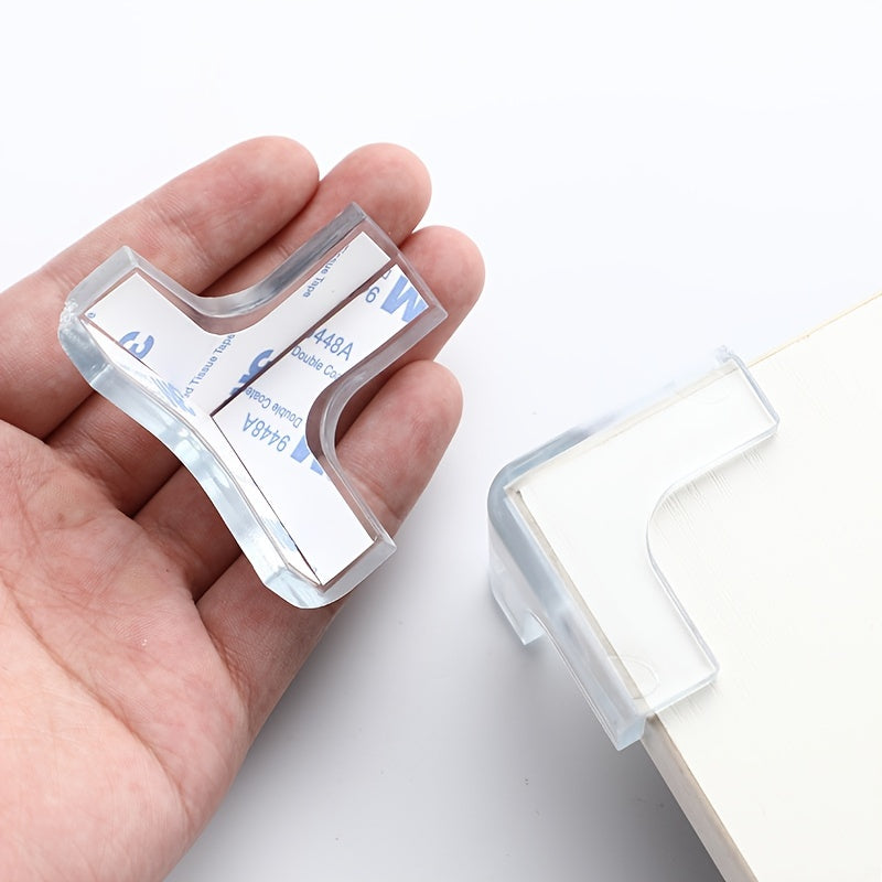 12pcs Safety Transparent T-shaped Corner Protector Thickened Baby Table Guards