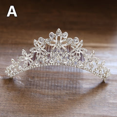 Crown Rhinestone Headband Hair Accessory for Kids & Girls