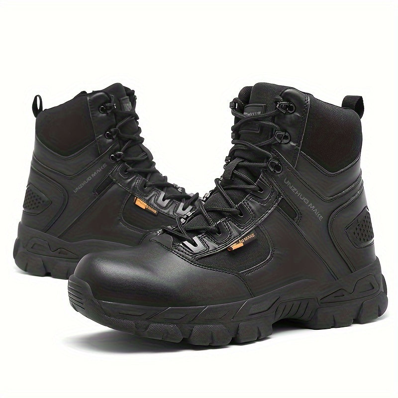Men's High Top Hiking Boots Non Slip Lace Up Durable Shoes