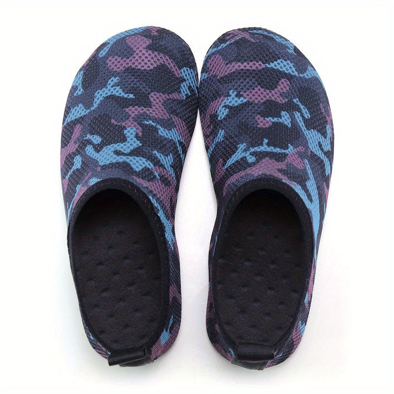 Men's Outdoor Beach Shoes Breathable Slip On Wading Shoes