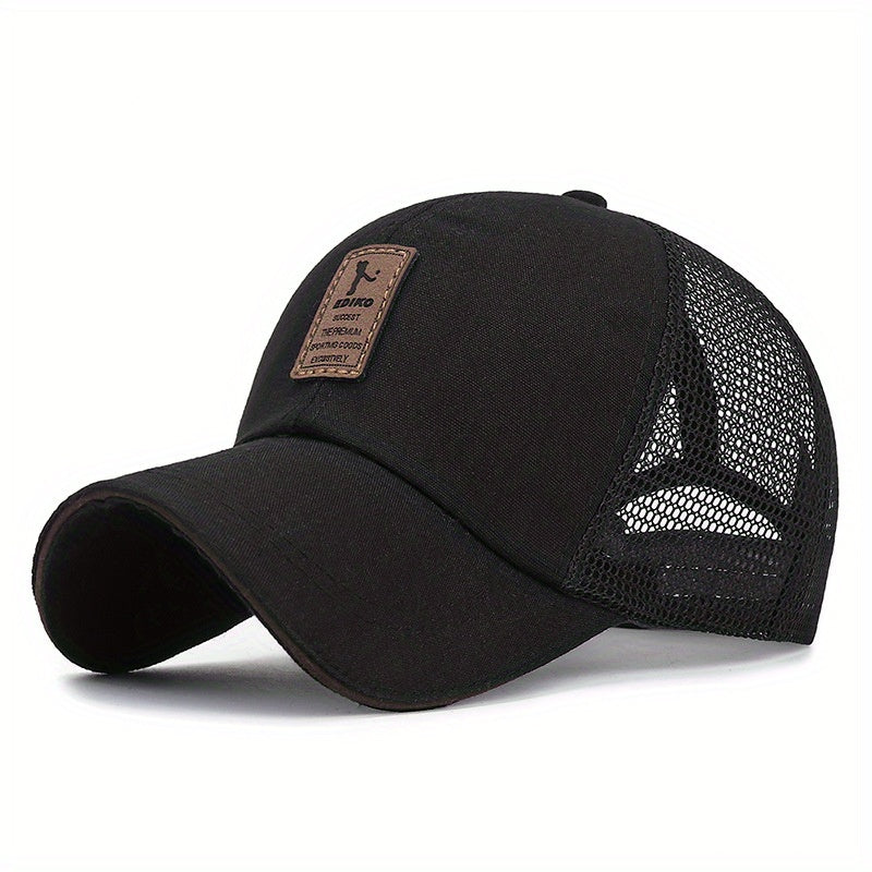 Embroidered Mesh Baseball Cap Unisex Outdoor Hat