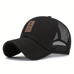 Embroidered Mesh Baseball Cap Unisex Outdoor Hat