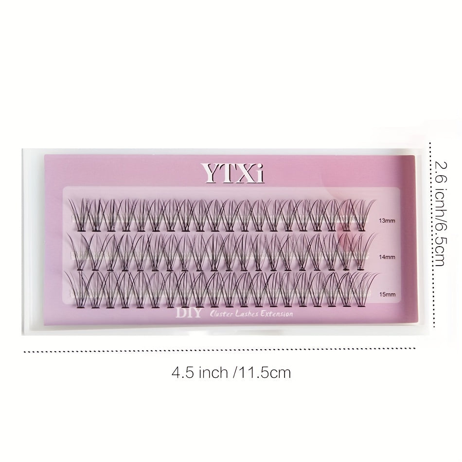 10D Mixed Cluster Eyelash Extension Natural Mink Individual Segmented Lashes