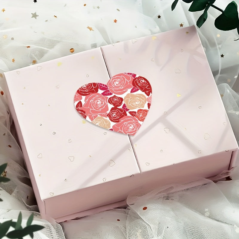 Love Stickers Roll Self-Adhesive Labels Sealing Stickers