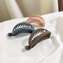 Aylhfo Acrylic Hair Claw Clips Matte Finish for Stylish Ponytails & Updos