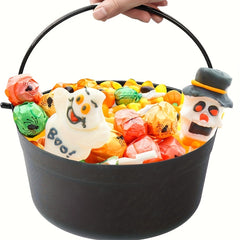 6pcs Halloween Cauldron Candy Buckets Bulk