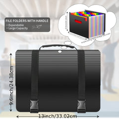 25 Pockets Portable Organ Bag for Document Storage