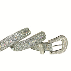 Rhinestones Belt Sparkle Shining Unisex