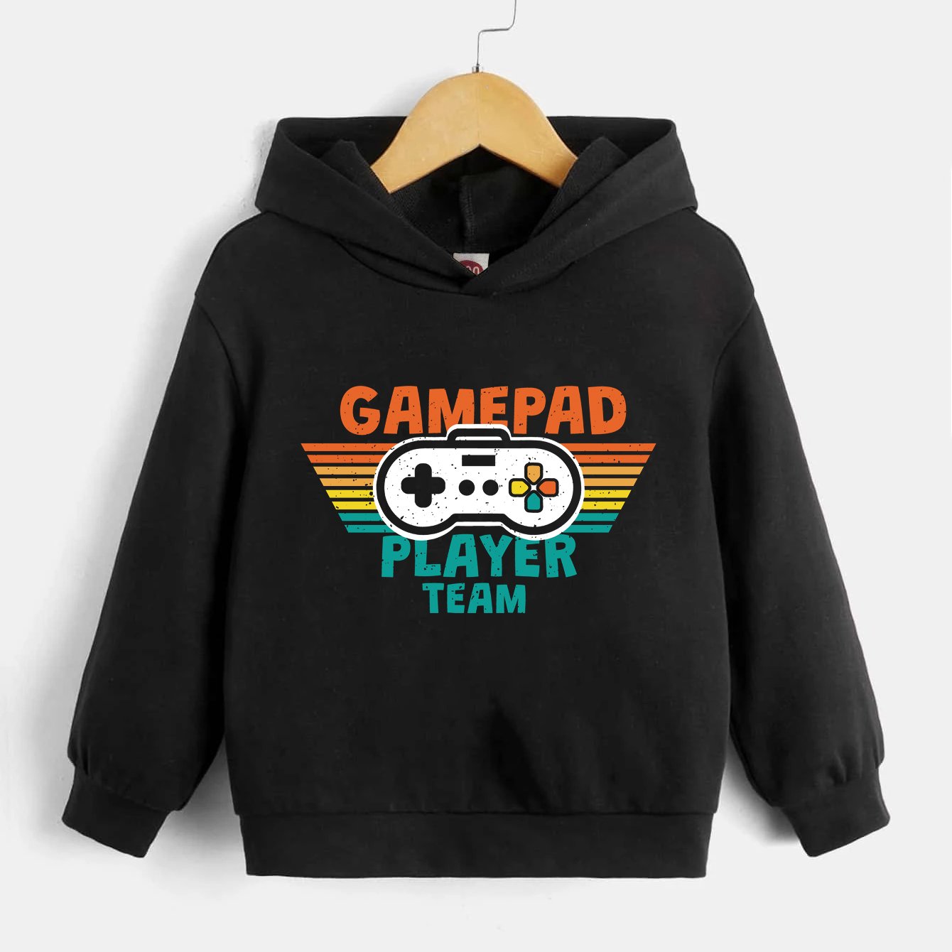 Gamepad Player Team Boys Hoodie Long Sleeve Sweatshirt