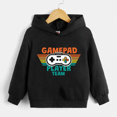 Gamepad Player Team Boys Hoodie Long Sleeve Sweatshirt