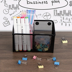 Mesh Pencil Case Pen Holder Desktop Storage Box