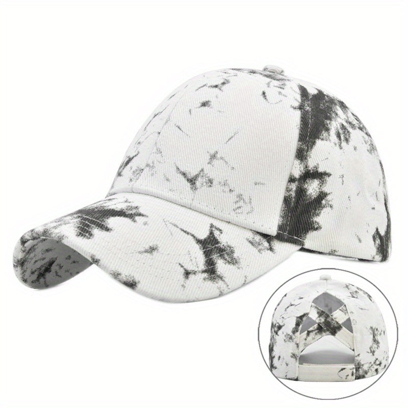 Tie Dye Baseball Cap Cotton Hip Hop Dad Hat Colorful Sports Hats