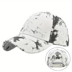 Tie Dye Baseball Cap Cotton Hip Hop Dad Hat Colorful Sports Hats