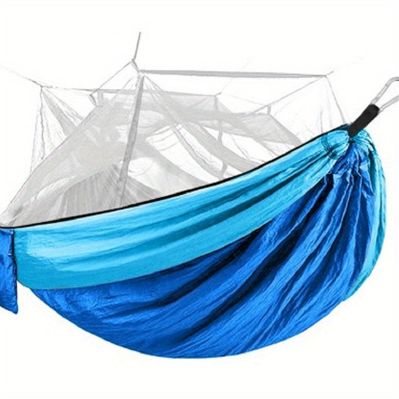 Portable Anti-mosquito Hammock w/ 2 Carabiner for Camping